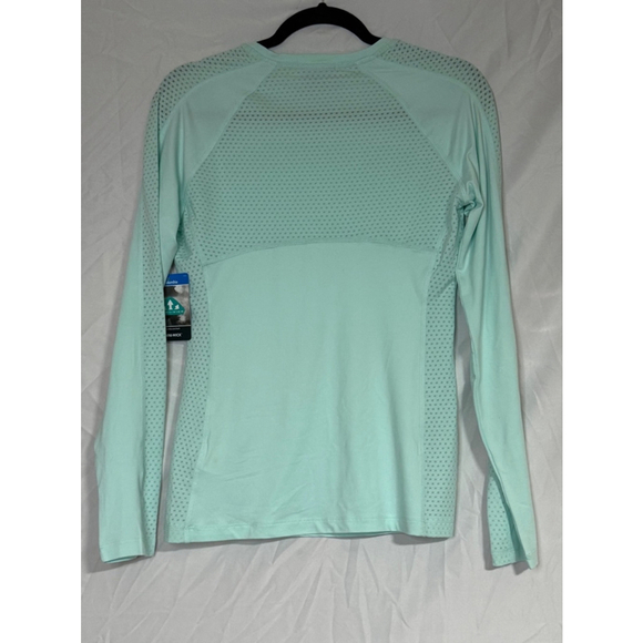 Women's Columbia Long Sleeve Shirt XS Green - Picture 2 of 5